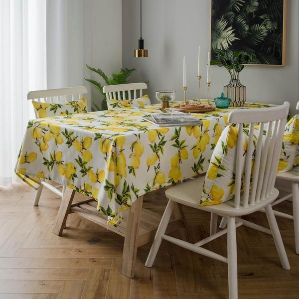 

table cloth waterproof pure polyester tablecloth cover printed decorative kitchen dining coffee