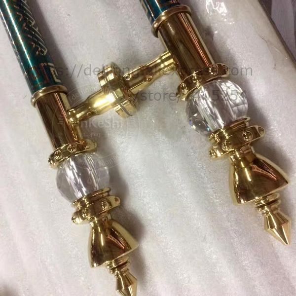 

handles & pulls luxury design glass door handle transparent crystal diamond hardware wholesale for home decorations