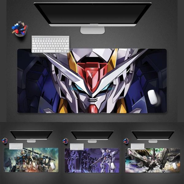 

mouse pads & wrist rests gundam cool anime computer lapgaming mousepad desk table protect gamer office large mat pad x non-slip cushion