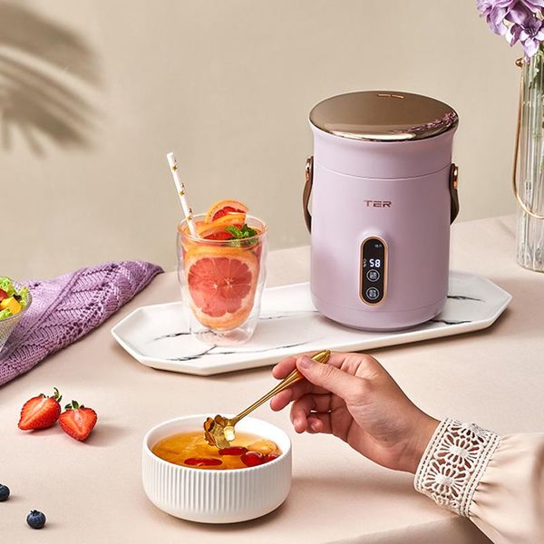 

electric skillets stew pot slow cooker maker portable cooking stewing porridge soup 500w mini multicooker