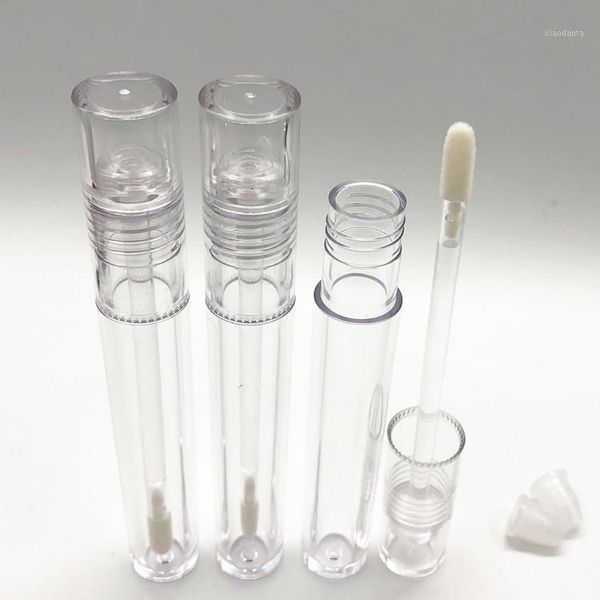 

storage bottles & jars 5ml plastic transparent lip gloss tubes empty clear lipgloss refillable bottle cosmetic containers glaze packing oil