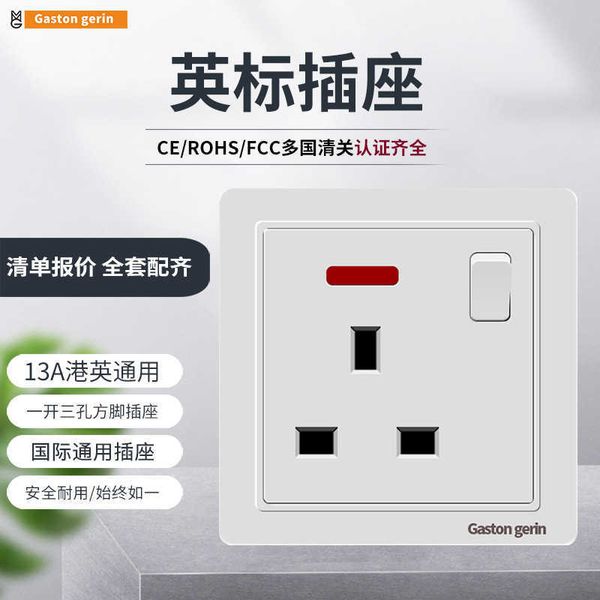

gaston gerin wall concealed 13a three hole british standard hong kong socket
