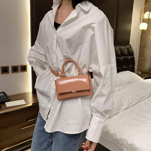 

waist bags women handbag belt bag 2021 winter designer crossbody messenger vintage solid color lock envelope tote