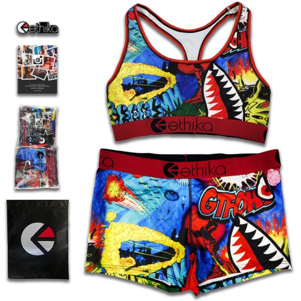 

canton hint ethika woman set 2021 new 3 xl plus size women girl ethica sets bra and short 2pc jogger women's pant two piece, Red;black