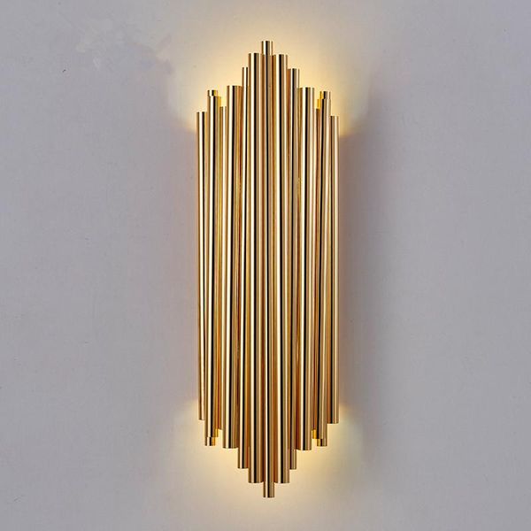 

wall lamp gold metal living room decorative body art bedroom led