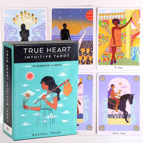 

true heart intuitive tarot cards 2021 new for beginners with guidebook card game board exquisite deck divine