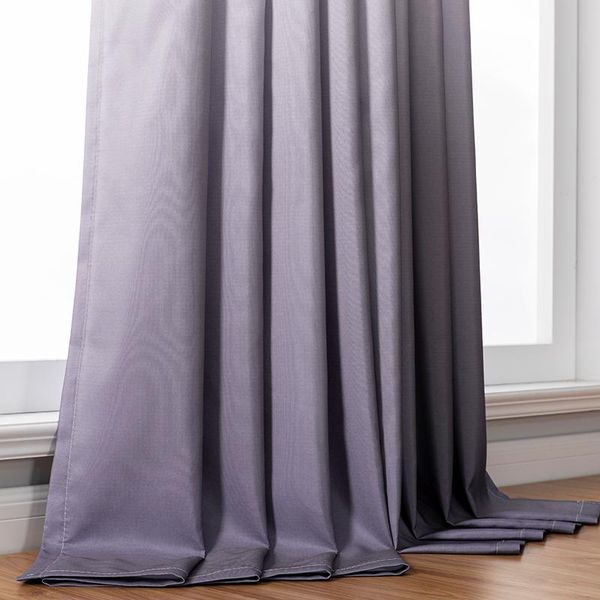 

curtain & drapes gradient color window curtains for living room bedroom kitchen tulle and blackout shading rate 75%