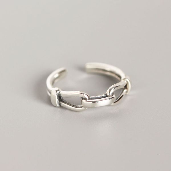 

tyj0258 japanese and us style 925 silver ring female ins cool wind net red fashion simple adjustable ring female