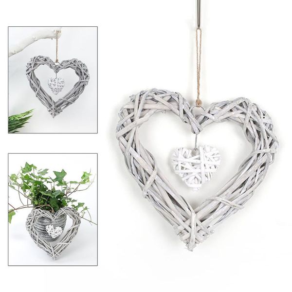 

decorative objects & figurines vintage heart shaped wreath wall hanging decoration for wedding birthday home decor party
