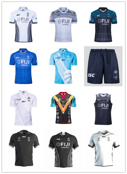 

fiji hurricane crusades highland chief blues jerseys size: s-3xl super rugby league nrl 20 21 mustang training wear shirt suit, Black;gray