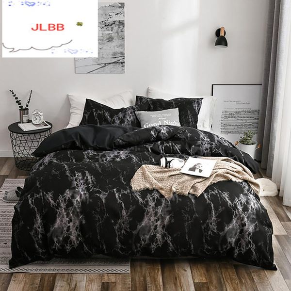 

bedding sets modern printed marble set black white duvet cover 2/3pcs king  size home comforter linens pillowcase