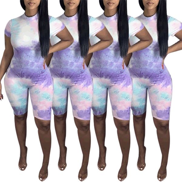 

men's printed tie dyed casual tights, Gray