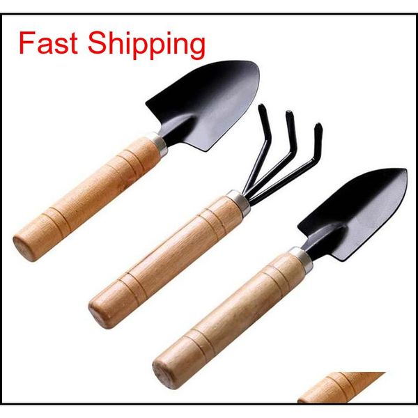 

3 pcs/set new creative gardening tools three piece mini garden tools small shovel rake spade potte qylnqp bdenet