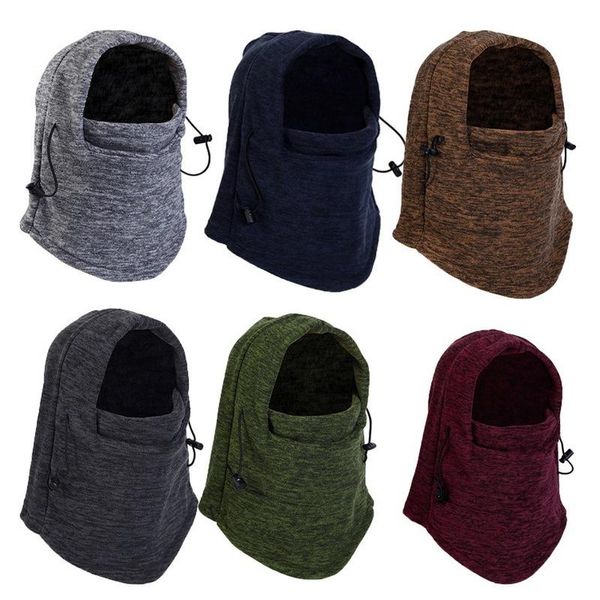 

beanies winter outdoor multi-functional velvet head cover hat. camouflage windproof riding masked hat . men's and women's hats