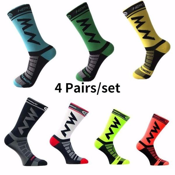 

racing jackets cycling socks men running hiking sport football compression function basketball knee-high, Black;red