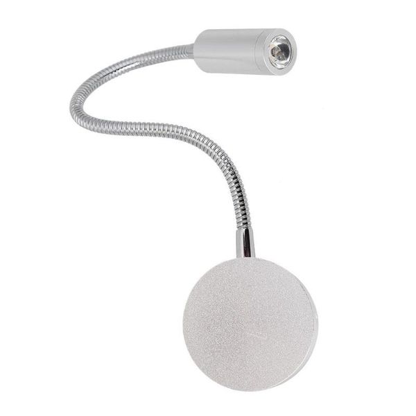 

cob 110-220v 28cm hoses led wall lamp thickened base borehole installation home reading book flexible luminaire light