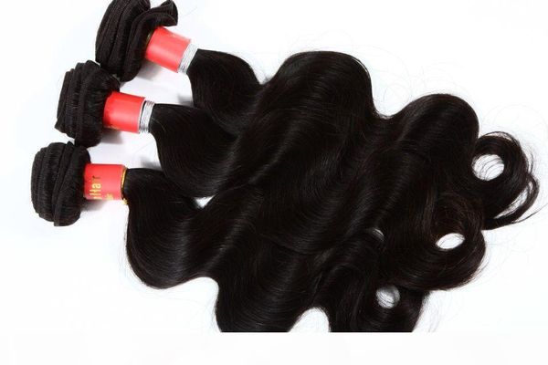 

human hair weaves brazilian hair bundles extensions body wave hair weaves weft malaysia peruvian indian double weft 3pcs bundles, Black;brown