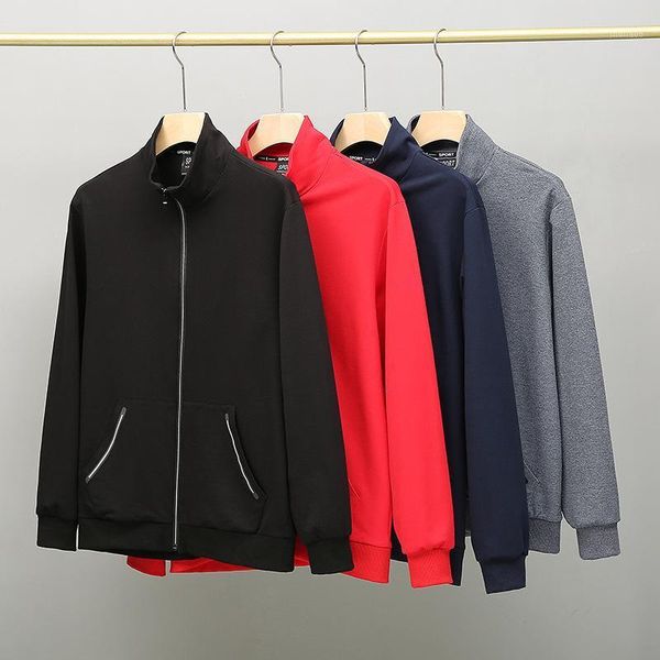 

men's jackets oversized men casual jacket solid color big size coat 2021 fashion spring male large sized 9xl, Black;brown