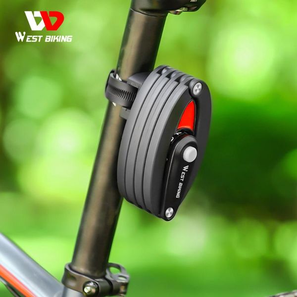 

bike locks anti-theft mtb mountain password lock foldable cycling security portable safety padlock equipment
