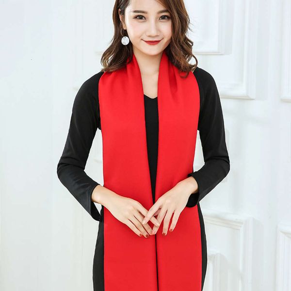 

2019 winter pure scarlet annual meeting of enterprises industry gathering scarf, Blue;black