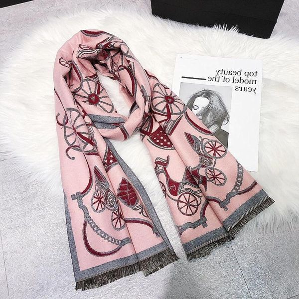 

scarves qinghai lake grassland tourist po autumn and winter scarf men women warm thickened imitation cashmere wine red shawl, Blue;gray