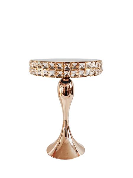 

other bakeware 1pcs square crystal wedding cake stand plate