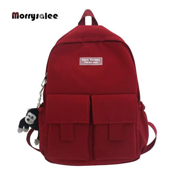 

backpack 2021 letters backpacks waterproof nylon school bag teenage girls bookbag preppy style leisure women men travel