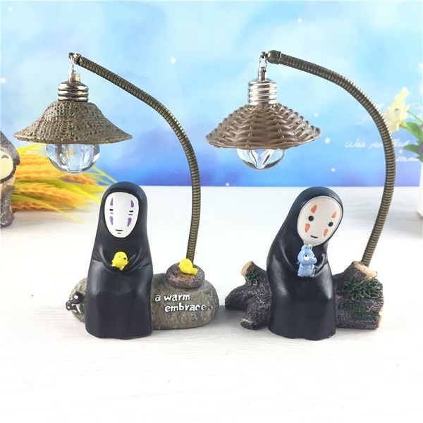 

faceless man night light japanese grocery hayao miyazaki animation hand-made chihiro resin crafts home furnishings