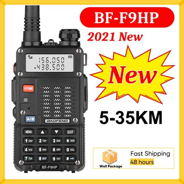 

radio fm baofeng bf-f9hp walkie talkie 50km dual band 2 way ham cb radio vhf uhf hf transceiver pk baofeng uv 82 uv 5r