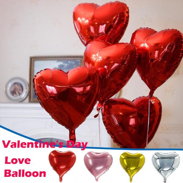 

10pcs valentine's day love ornament aluminum film love atmosphere setting wedding party decorations balloons air globos 25#