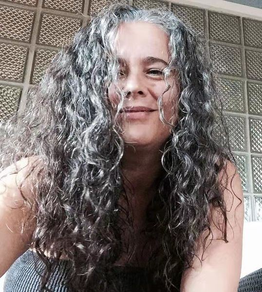 

soft curly gray ponytail hairpiece for black women real hair salt n pepper silver grey extension with bang drawstring clip in wraps around h