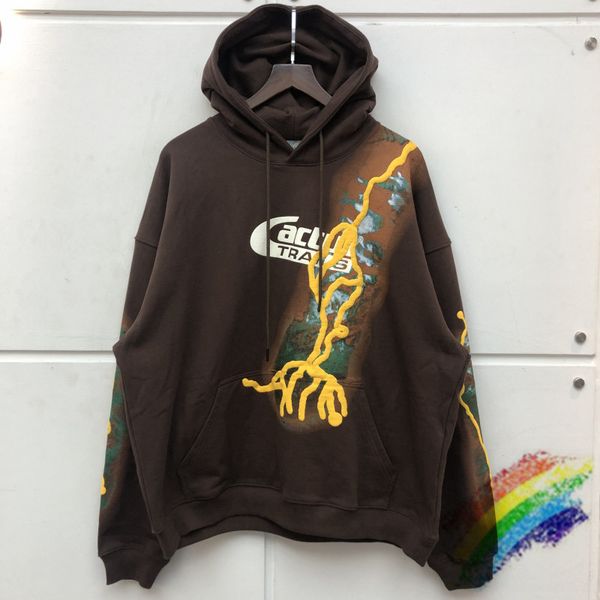 

2021 new foam print travis scott cactus trails male women's hoodie 76ie, Black
