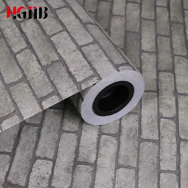 

wallpapers home decor pvc wood grain wall stickers paper brick stone 3d wallpaper rustic effect self adhesive sticker room