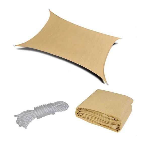 

shade yellow fabric cloth sun sail for outdoor garden camping