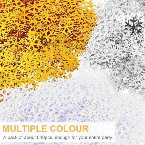 

christmas decorations 3 packs snowflakes confetti table party decor