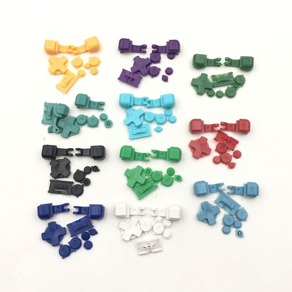 Conjunto completo de botões de plástico para Gameboy Advance GBA SP A B Selecione Iniciar Power On Off L R Botões D Pad Key DHL FEDEX UPS FRETE GRÁTIS