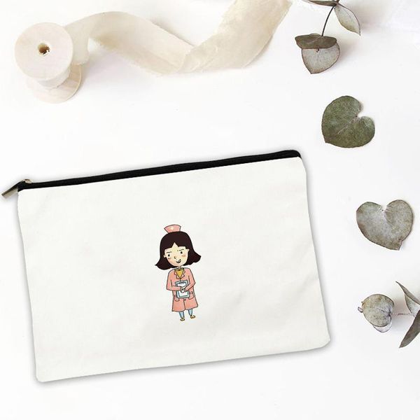 

cosmetic bags & cases cartoon female organizer bag for makeup storage mini women's pouch travel woman traveling