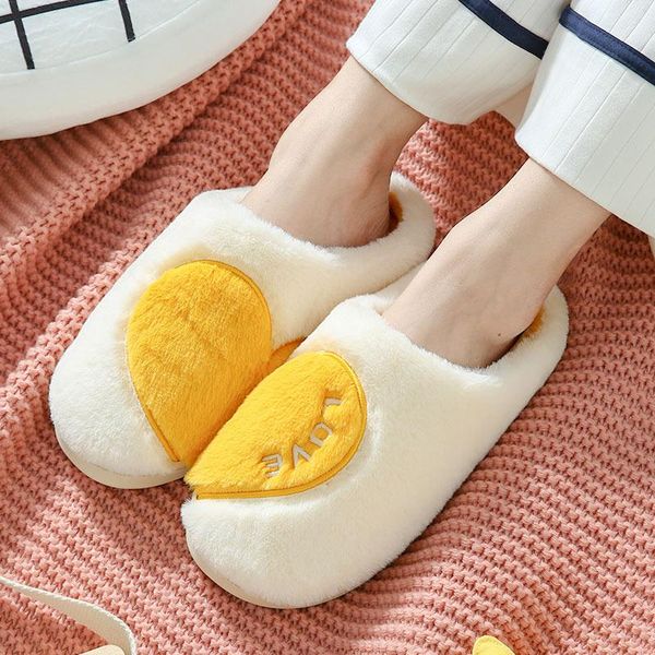 

slippers warm plush women house female flats slipper ladies comfortable indoor home slip on shoes fashion footwear, Black