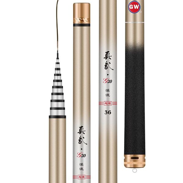 

boat fishing rods upgraded version of short section stream rod shrink length 38cm 28 tune pole 2.7m/3.6m/4.5m/5.4m portable travel