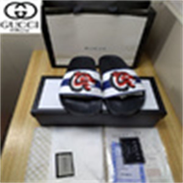 

slippers and men sandals designer slides sneakers loafers sandals 35-46 luxury women 9chu, Black