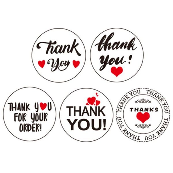 

gift wrap 2500pcs thank you stickers seal labels for wedding christmas party stationery