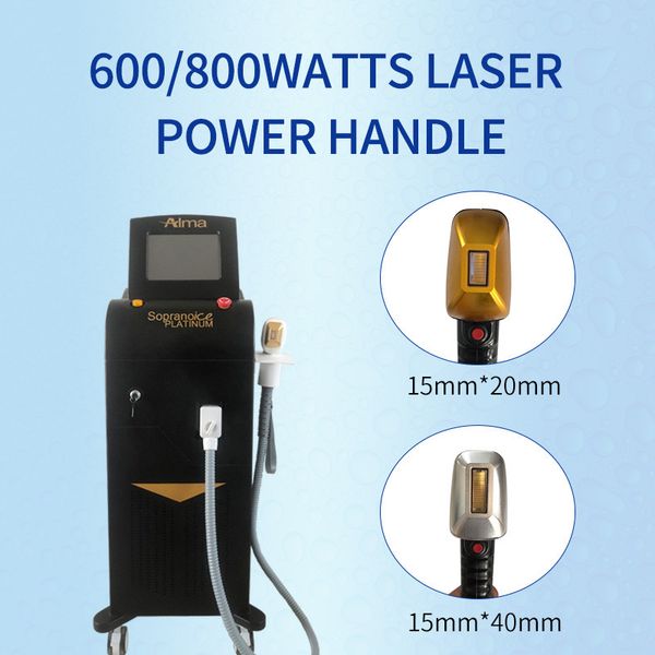 

professional 808nm diode laser alexandrite hair removal machine 3 wavelength 808 755nm 1064nm trio lazer hairs removing beauty equipment, Black