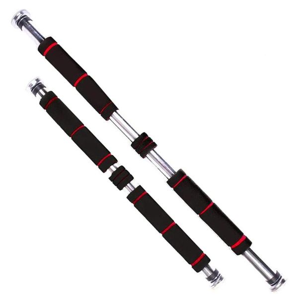 

horizontal bars portable adjustable bar heavy duty pull-ups chin-up fitness exercise gym accessory for home doorway -