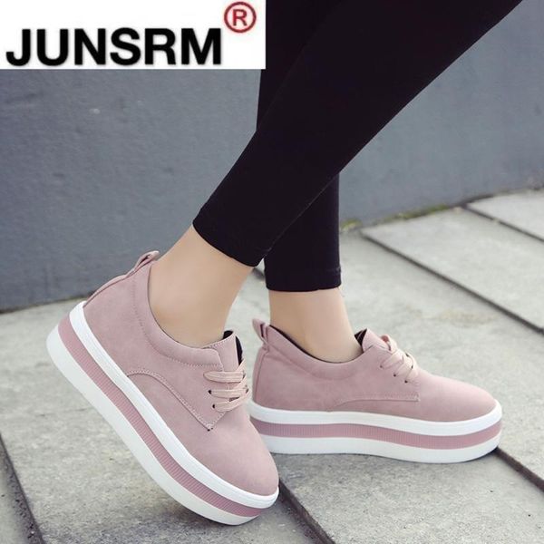 

spring women flats fashion climbing shoes student slip on platform shoes, Black