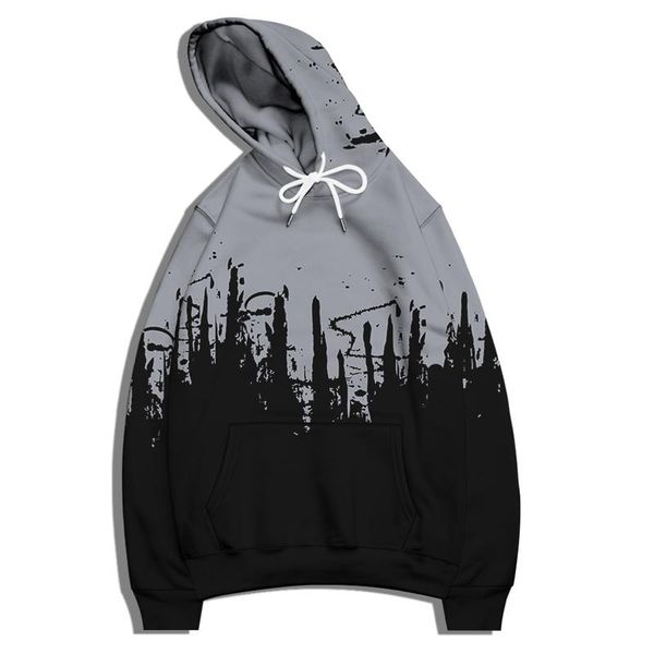 

men's hoodies & sweatshirts art ink 3d printed hoodie 2021 autumn winter men women college style streetwear casual sports pullover hara, Black