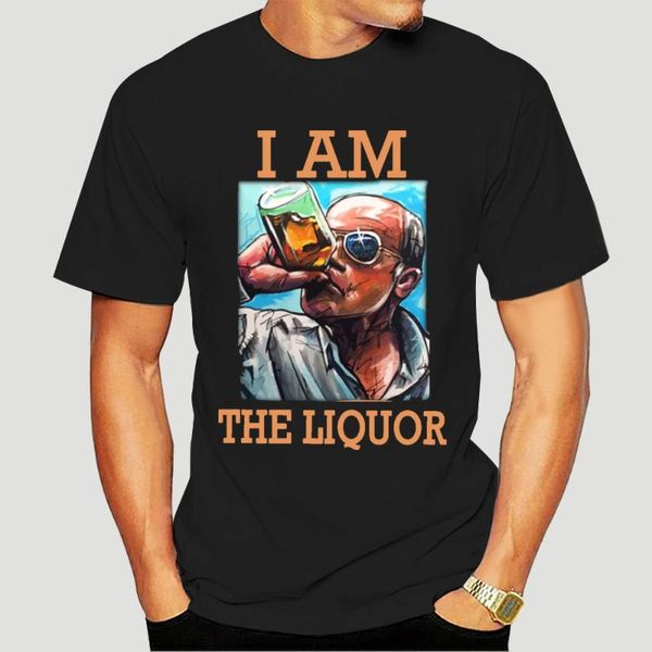 

women's t-shirt i am the liquor t shirt black navy for men women-0751a, White