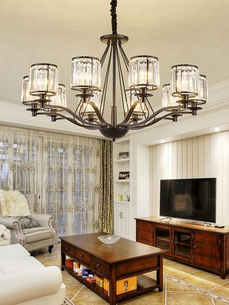 

chandeliers vintage chandelier for home living room bedroom dining kitchen black ceiling retro pendant lamp glass hanging light e14