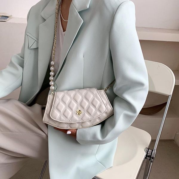 

evening bags fashion casual lattice shoulder for women 2021 simple crossbody bag ladies designer pu leather messenger