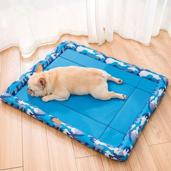 

kennels & pens pet summer cooling bed mat easy cleaning kennel non-toxic washable wateproof breathable and comfortable for dogs cat pets