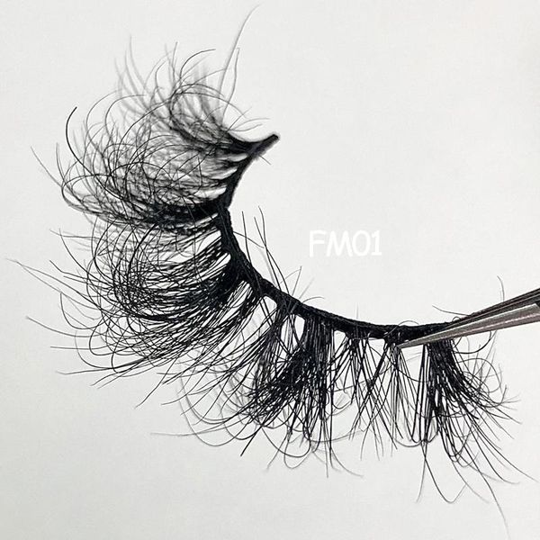 

false eyelashes buzzme shorter length fluffy 15-18mm lashes volume 3d mink messy reusable cruelty eye lash